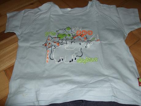 Letná súprava nohavice + tričko, 80