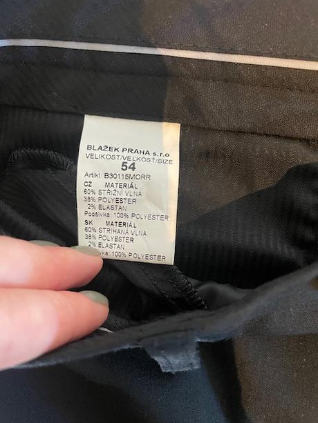 Blažek pánsky oblek veľkosť 54, 54