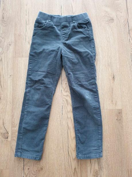 Menčestrové nohavice, h&m,134