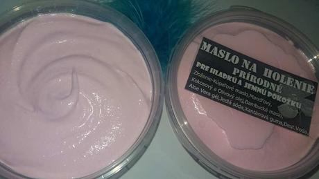 Prírodné maslo na holenie -pre hladkú a jemnú poko,