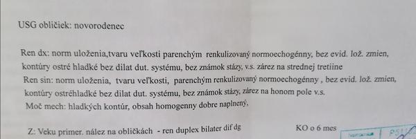 Sú duplexné obličky v poriadku?