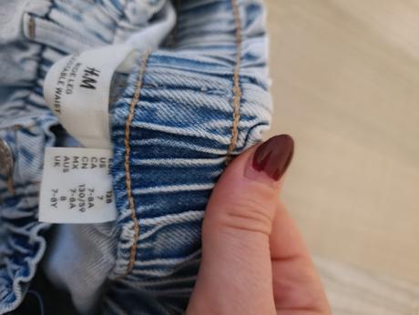 Široké rifle, h&m,128