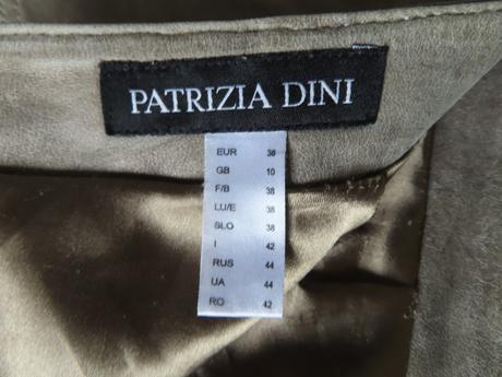 Kožená sukňa patrizia dini, veľ. 38, 38