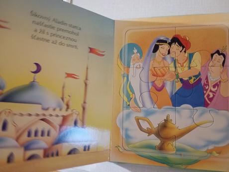 Knižka puzzle aladin, 