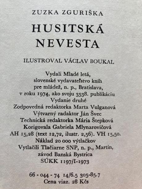 Husitská nevesta - zuzka zguriška (1974),
