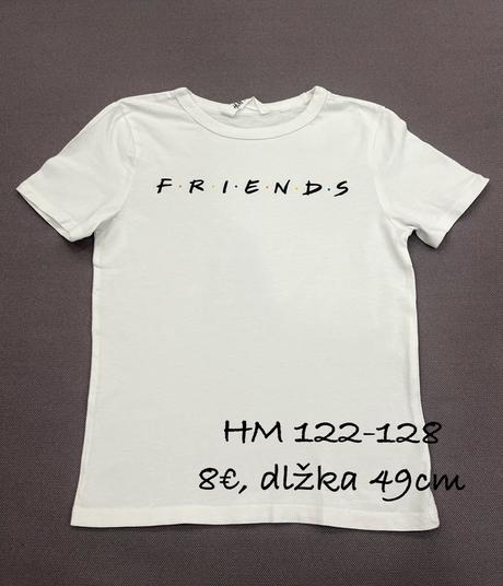 Tričká 122-128, h&m,128