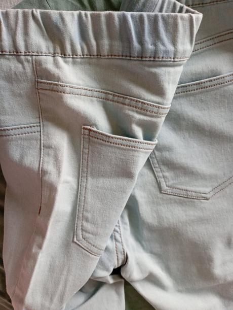 Elastické capri rifle s vačkami s/m, m
