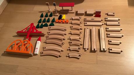 Vláčiková dráha s 2 mostami, 