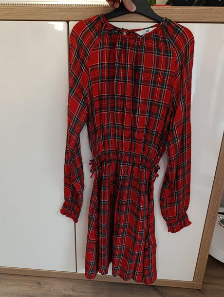 Vianočné šaty, h&m,164