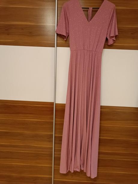 Predám krásne plesové šaty veľkosť 44/46 skôr 44, 44