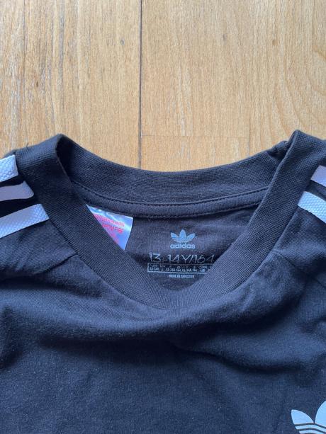 Bavlnene tricko s dlhym rukavom adidas, adidas,164