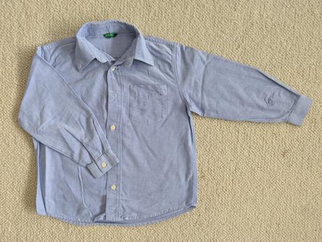 Bavlnená elegantná košeľa, benetton,122