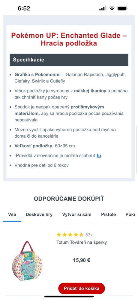 Pokemon veľká hracia podložka,