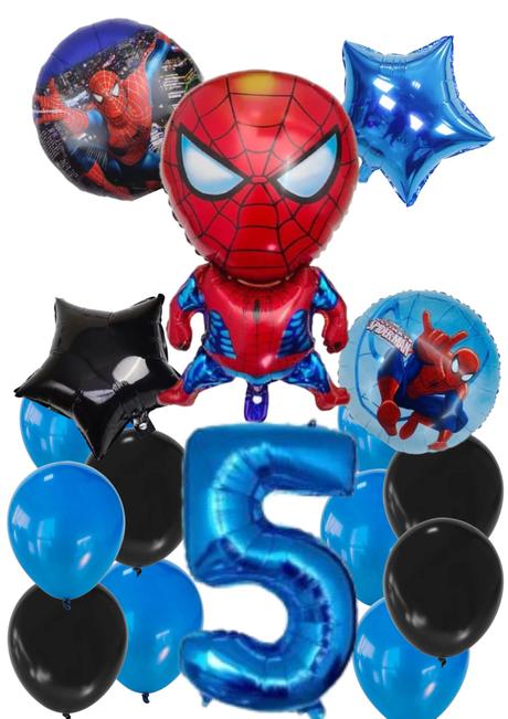 Balóny spiderman - až 15/16/17 kusov, 