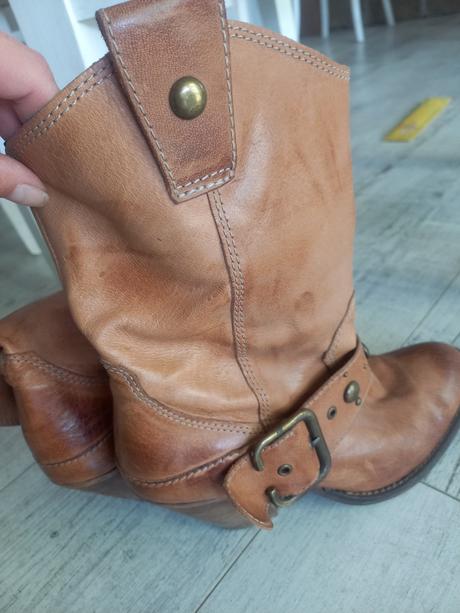 Kožené čižmy kozačky river island 39, river island,39
