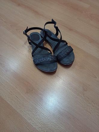 Sandále s trblietkami 38, 38