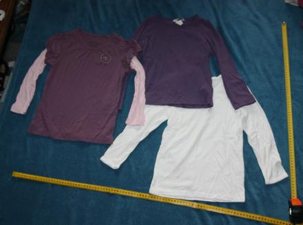 3x tricko 110/116, 110