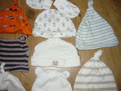 Čiapky pre novorodencov 0/3, 50–62