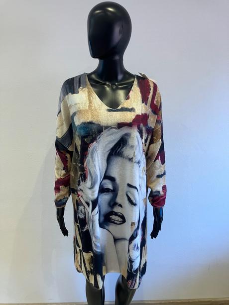 Dámska svetrová tunika vzorovaná (uni), l / m / s / xl