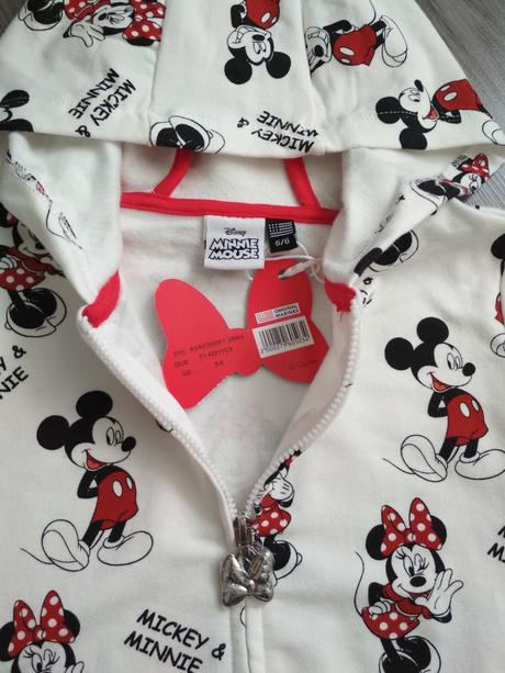 Dievčenská mikina "mickey a minnie", original marines,116
