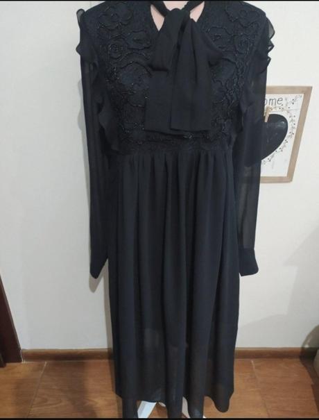 Šaty s mašľou, orsay,38