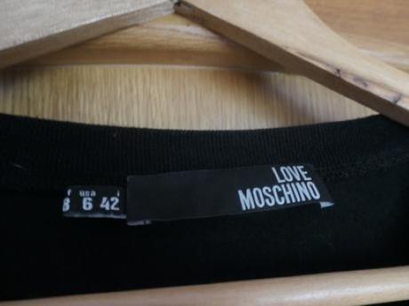 Love moschino original bavlneny natelnik/tricko m, moschino,m