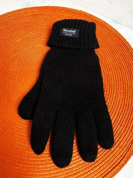 Teplé vlnené rukavice, xl