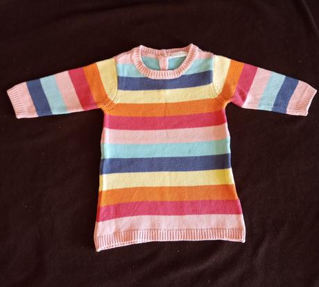 Pletený bavlnený svetrík, next,68