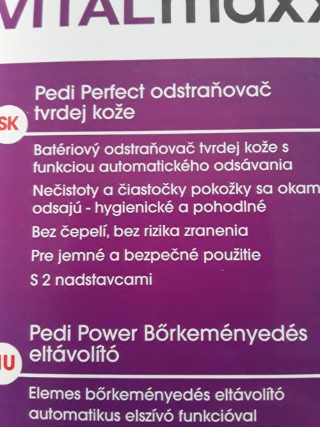 Odstraňovač tvrdej kože na pätách, 