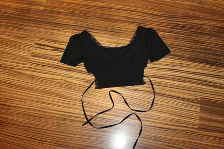 Krajkový uväzovací top v. s, s