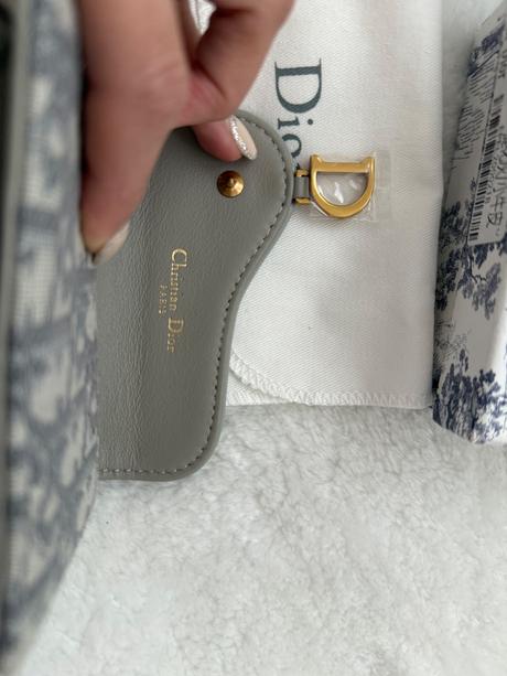 Dior saddle bloom card holder, dior