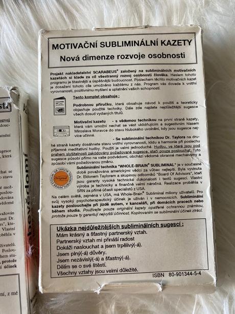 Motivačné kazety sebevedomí, láska a partnerství,