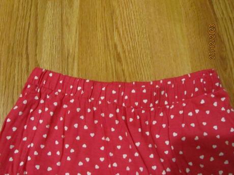 Srdiečková sukňa s volánmi, bonprix,164