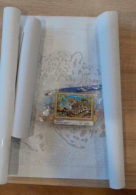 Maľovanie podľa čísel,  2ks ob, 