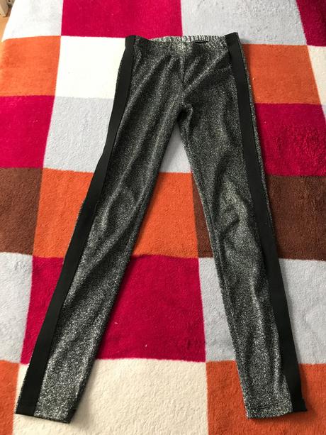 Leginy,krasne leskle trblietajuce,lindex v.134/140, lindex,134