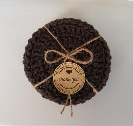 Háčkované podšálky,