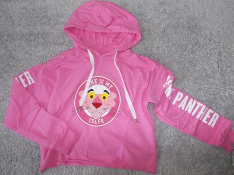 Mikina ružový panter, xs