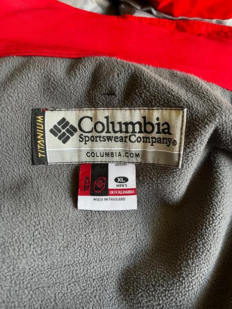 Pánska outdoorová bunda columbia titanium 2v1, columbia,xl