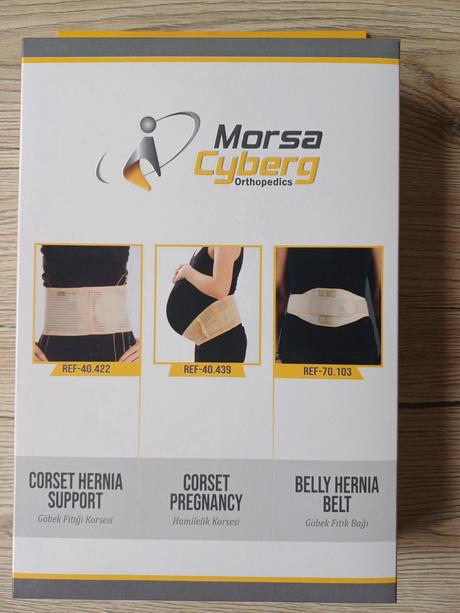 Podporný tehotenský pás čierny, 