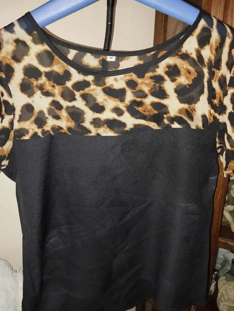 Dámska blúzka s leopardím vzorom, m