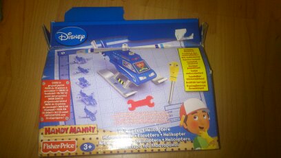 Fisher and price handy manny helikoptera ,