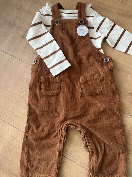 Nové - nohavice na traky s body, f&f,68