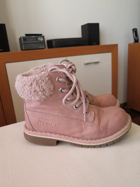 Zimné topánky ccc venice - ružové v.28, 28