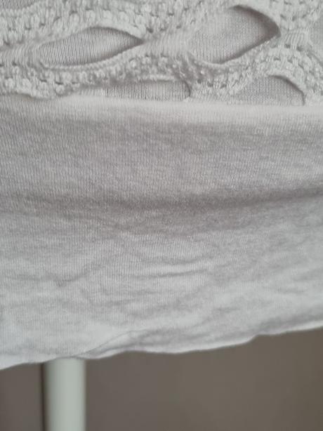 Biely dvojvrstvový top m, m