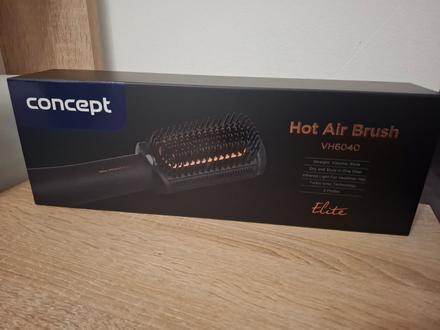 Žehliaca kefa concept elite vh6040 čierny/bronzový, 
