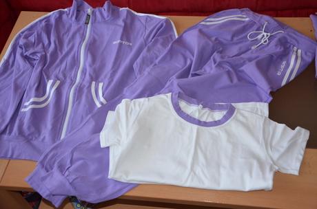 Teplákové súpravy modelko fialové - v.140,146, 140