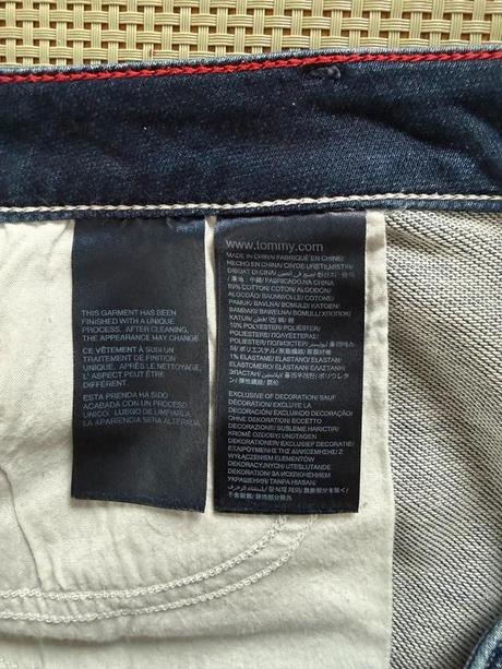 Riflová sukňa, tommy hilfiger,l