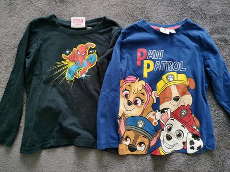 2x pyzamkove tričká, nickelodeon,116