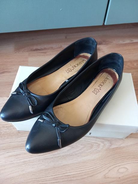 Kožené balerinky lasocki 39, lasocki,39