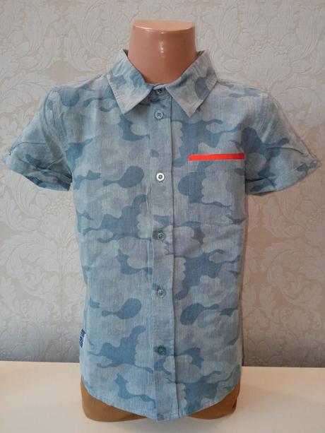 Chlapčenská maskáčová košeľa overkids (6 r.), 116